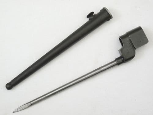 British No4 MkII* spike and mk1 scabbard, P.S.K. made **SOLD**