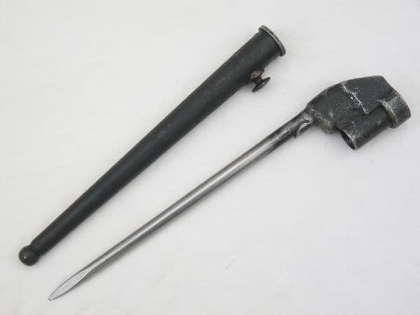 British No4 mkIII spike and mk1 scabbard, Lucas made