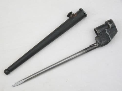 British No4 mkIII spike and mk1 scabbard, Lucas made