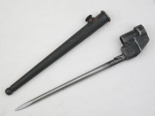 British No4 mkIII spike and mk1 scabbard, Lucas made