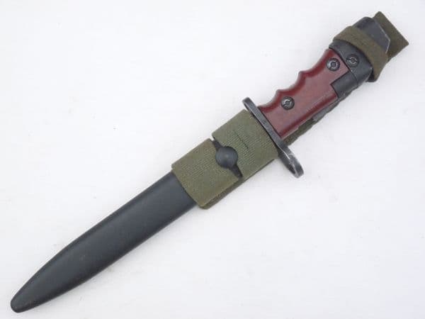 British no7 knife bayonet and scabbard, WW2 M/78 made **SOLD**