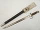 British Patt'07  Sanderson quillon parade bayonet, scabbard and frog, dated 1910 **SOLD**