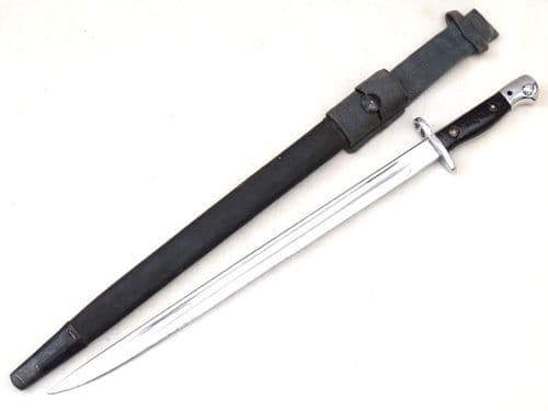 British Patt'07 Wilkinson Parade bayonet with frog RAF marked dated 1918  **SOLD**