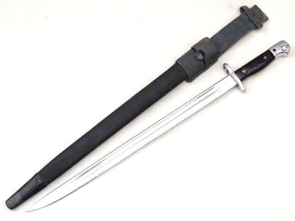 British Patt'07 Wilkinson Parade bayonet with frog RAF marked dated 1918  **SOLD**