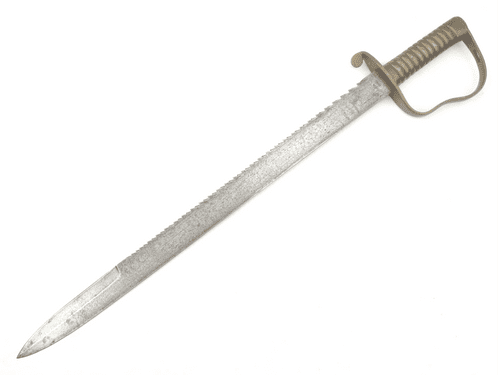 British Pattern 1856 sawback pioneers sword, 1892 dated, Mole made. **SOLD**