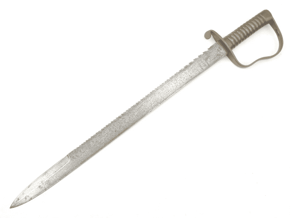 British Pattern 1856 sawback pioneers sword, 1892 dated, Mole made. **SOLD**