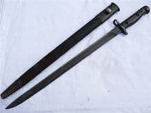 British Pattern 1907 bayonet and scabbard Sanderson made 1917 dated Canadian acceptance SOLD