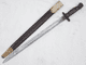British Pattern 1907 Sanderson made bayonet with scabbard, 1918 dated, desert cammo  **SOLD**