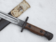 British Pattern 1907 Sanderson made bayonet with scabbard, 1918 dated, desert cammo  **SOLD**