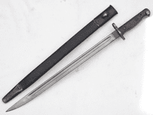 British Pattern 1907 Sanderson made bayonet with scabbard, dated 1918, Canadian  marked  **SOLD**