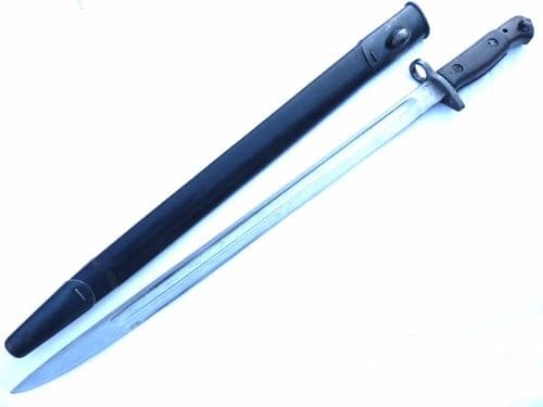 British Pattern 1907 Sandersons bayonet with scabbard RAF marked dated 1917  **SOLD**