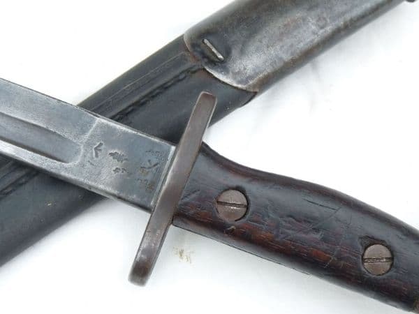 British Pattern 1907 Sandersons made bayonet and scabbard 1916 dated  **SOLD**