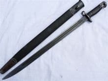 British pattern 1907 Wilkinson bayonet and scabbard 1918 dated Canadian marked SOLD