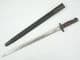 British Pattern 1907 Wilkinson bayonet and scabbard, undated.