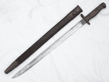 British Pattern 1907 Wilkinson made bayonet with scabbard, dated 1917  **SOLD**