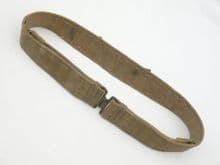 British Pattern 1937 khaki webbing belt, rare size XL late war economy issue. **SOLD**