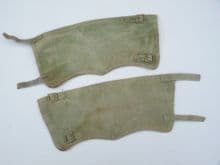 British Pattern 1937 pair of khaki ankle gaiters/ putties, 1943 dated **SOLD**