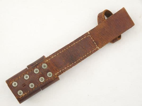British Pattern 1939 leather Home Guard frog,  very good condition, 1940 dated *SOLD*