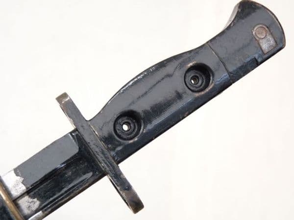 British SLR L1A3 bayonet and scabbard, 1966 dated  **SOLD**