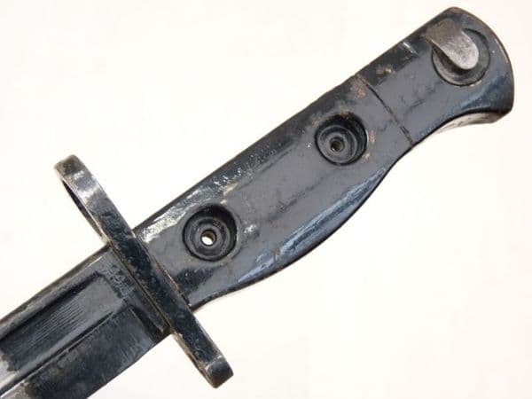 British SLR L1A3 bayonet and scabbard, 1966 dated  **SOLD**