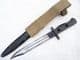 British SLR L1A3 bayonet and scabbard, dated 1961, with frog  **SOLD**
