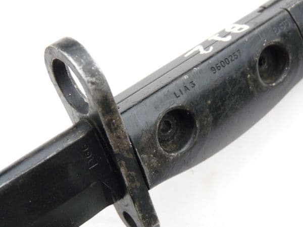 British SLR L1A3 bayonet and scabbard  dated 1966  **SOLD**