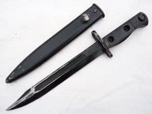British SLR L1A3 bayonet and scabbard  dated 1966  **SOLD**
