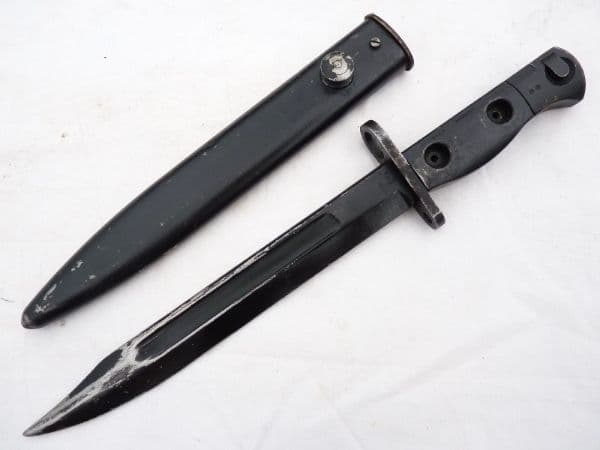 British SLR L1A3 bayonet and scabbard dated 1966 **SOLD**