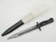 British SLR L1A3 bayonet and scabbard with parade frog, 1960 dated **SOLD**