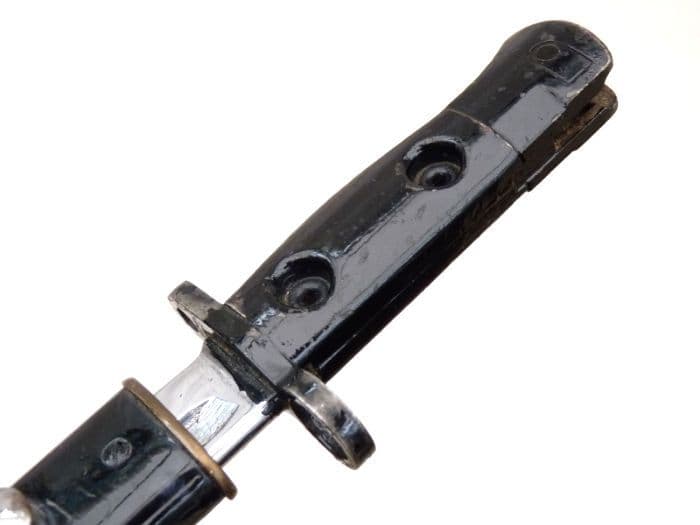 British SLR L1A3 parade bayonet and scabbard 1959 dated SOLD