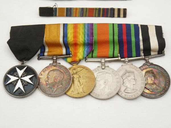 British WW1 group to Hampshire Regiment and SJAB and more.