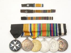 British WW1 group to Hampshire Regiment and SJAB and more.