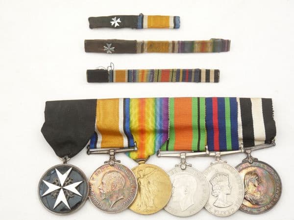 British WW1 group to Hampshire Regiment and SJAB and more.