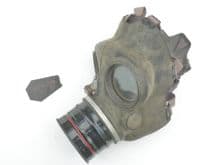 British WW2 adult civilian gasmask, 1942 dated