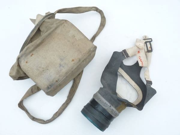 British WW2 child's civilian gasmask, 1940 dated