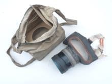 British WW2 child's civilian gasmask, 1940 dated