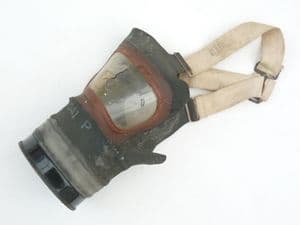 British WW2 child's civilian gasmask, 1941 dated