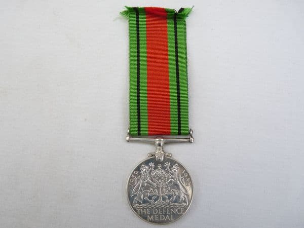 Canadian issue WW2 Defence Medal in solid silver