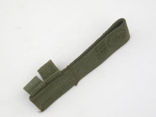 Canadian postwar issue webbing frog for No4 spike bayonet, green **SOLD**