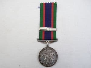 Canadian Volunteer Service Medal with Maple Leaf clasp