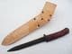 Czech VZ-58 bayonet/fighting knife with leather scabbard, final variant **SOLD**