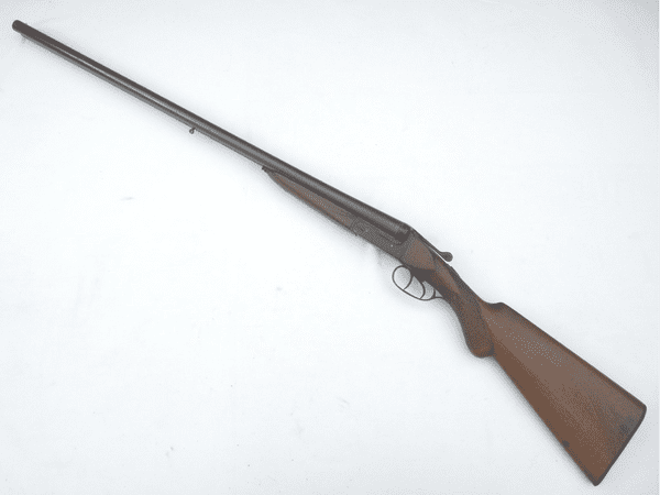De​​​​​​​activated Belgian made 12-bore boxlock shotgun