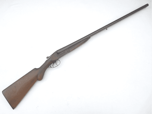 De​​​​​​​activated Belgian made 12-bore boxlock shotgun