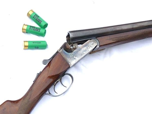 Deactivated 12-bore Arizaga boxlock shotgun  **SOLD**