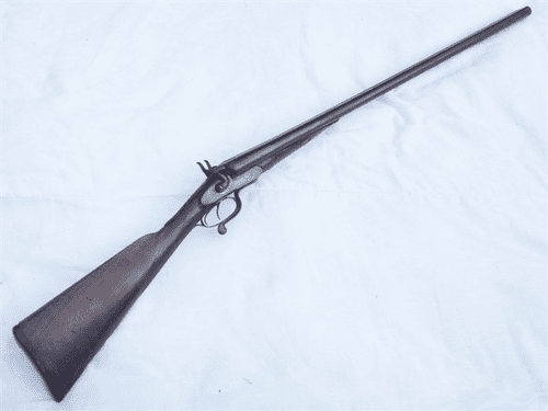 Deactivated 12-bore C.G Edwards hammer shotgun SOLD