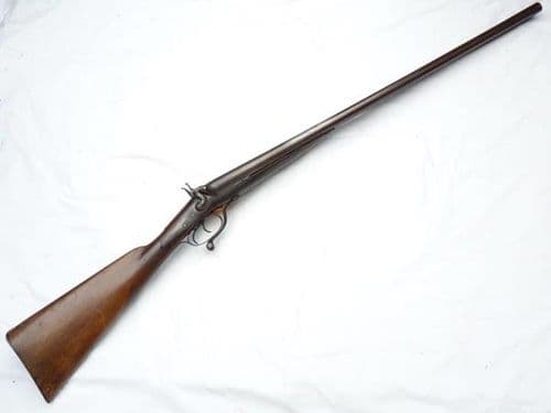 Deactivated 12 bore Samuel Ebrall hammer shotgun SOLD