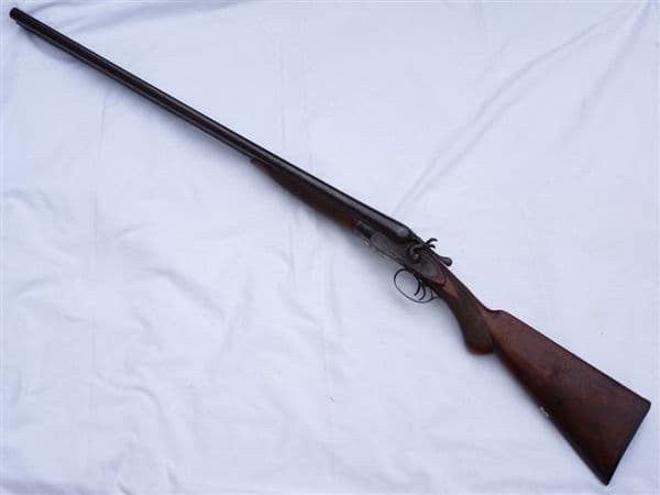 Deactivated 12-bore W.A.Campbell hammer shotgun SOLD