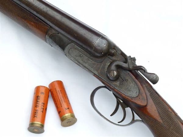 Deactivated 12-bore W.A.Campbell hammer shotgun SOLD