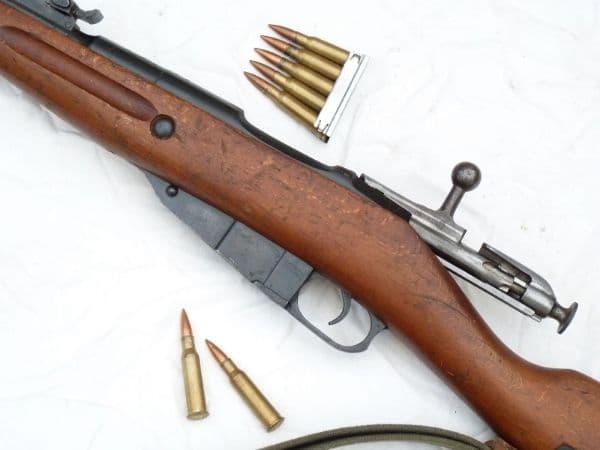 Deactivated 1952 dated Russian Mosin-Nagant M1944 carbine with bayonet SOLD