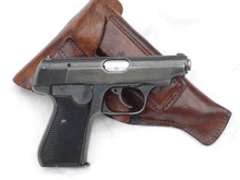 Deactivated 7.65mm Sauer 38H with holster  **SOLD**